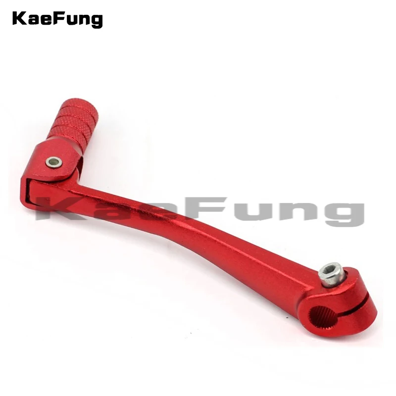 Motorcycle CNC Aluminum Folding Gear Shift Lever for Kayo Apollo Bosuer 110/125/140/150/160/250cc Dirt Bike Pit Bikes Gear Lever