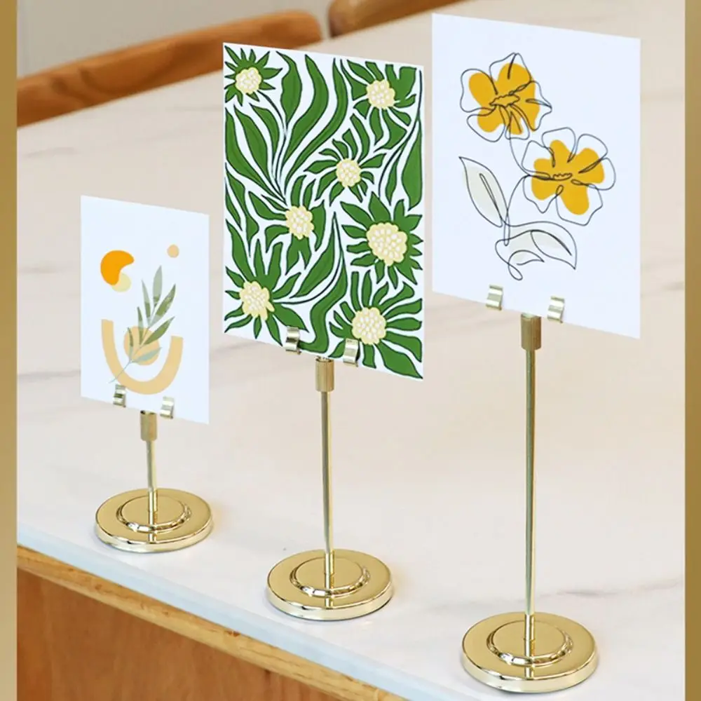 الفولاذ المقاوم للصدأ مذكرة حامل قصاصة 8/12/16 سنتيمتر العمودي صور كليب حامل سطح المكتب الديكور حامل بطاقة الاسم حفل زفاف وعيد ميلاد