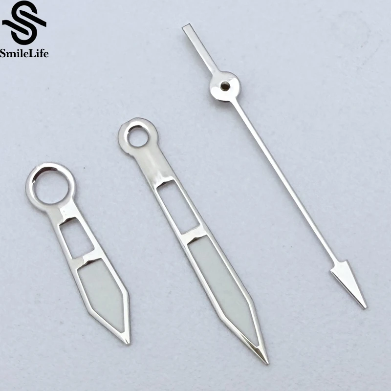 SmileLife ขัดเงินนาฬิกามือสีเขียวส่องสว่าง Fit ญี่ปุ่น NH35/NH35A อัตโนมัตินาฬิกาอุปกรณ์เสริมอะไหล่