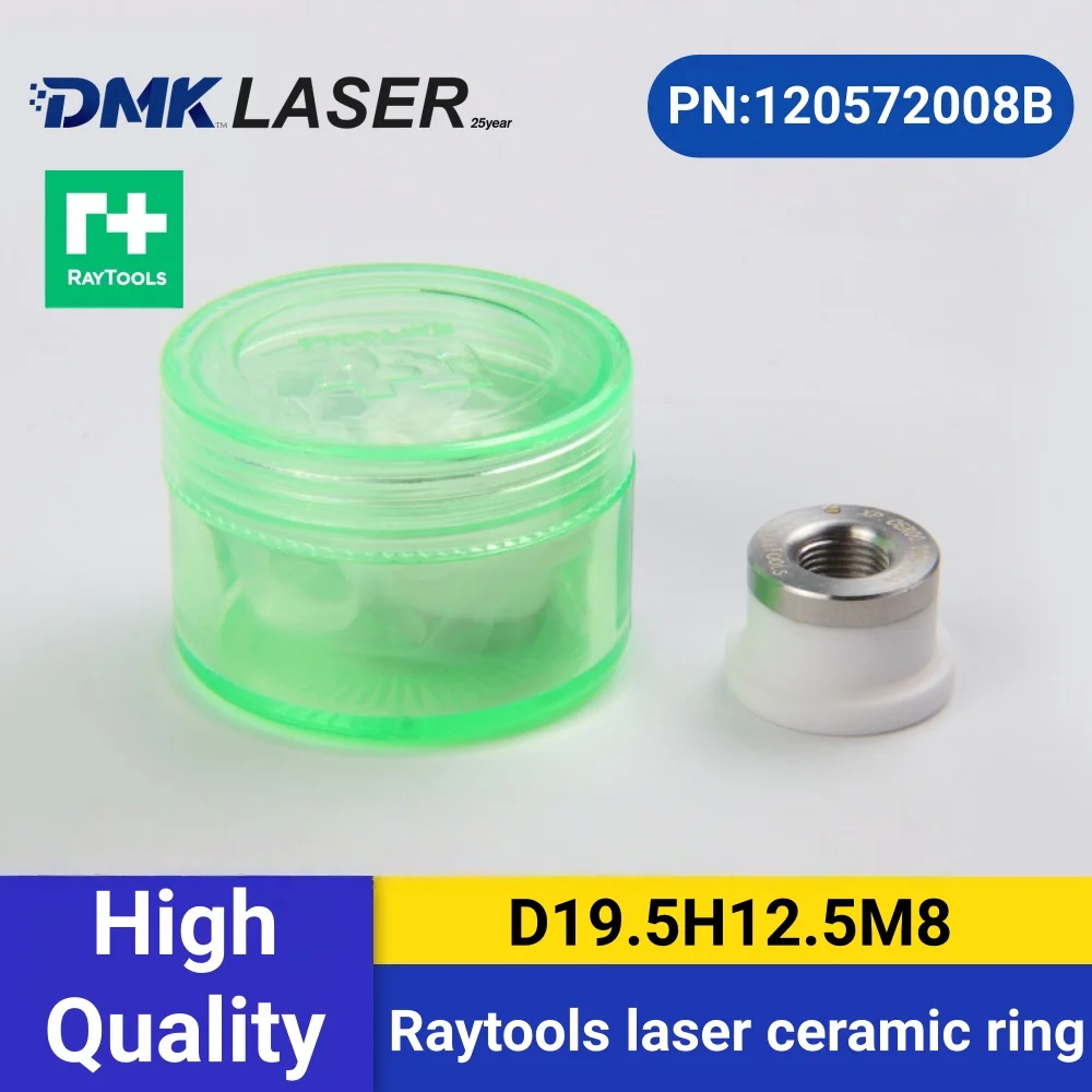 Raytools original Laser Ceramic M8 D19.5 H12.9 Body Nozzles Holder Ring 120572008B for laser 3D cutting head BT240S BM110 BM111