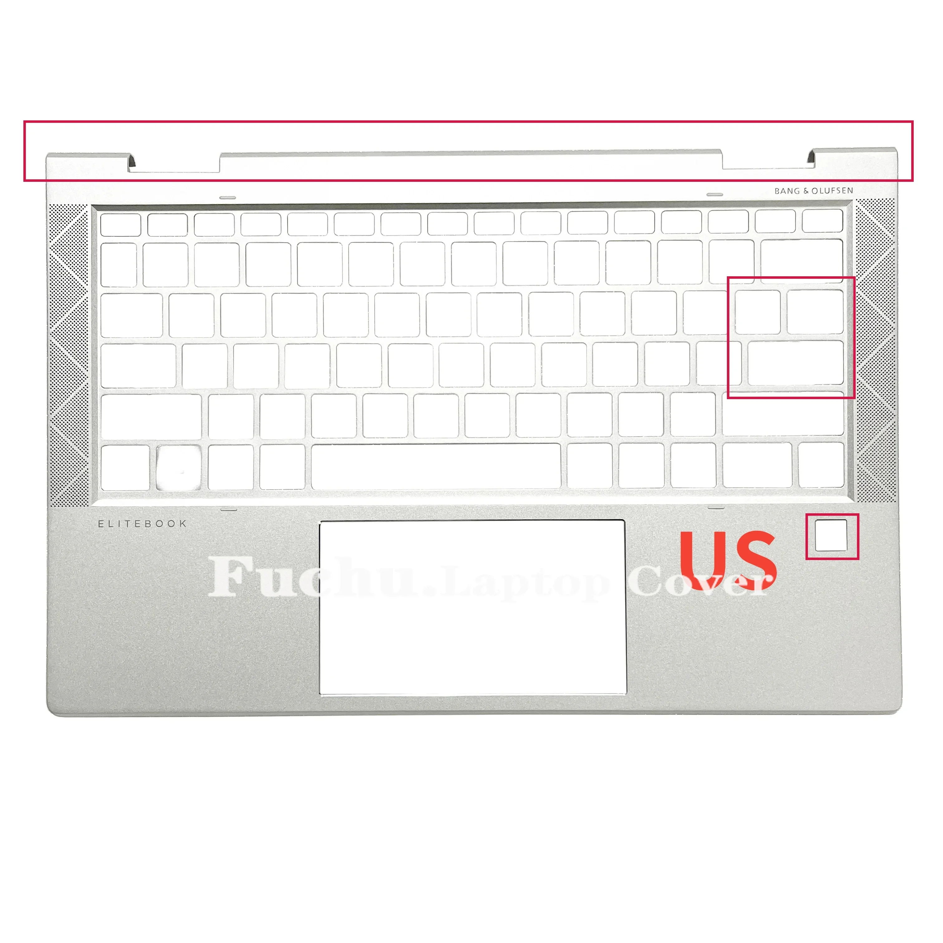 NEW For HP EliteBook X360 830 G7 G8 835 730 735 Laptop Palm Pad Keyboard/Bottom Cover Silver