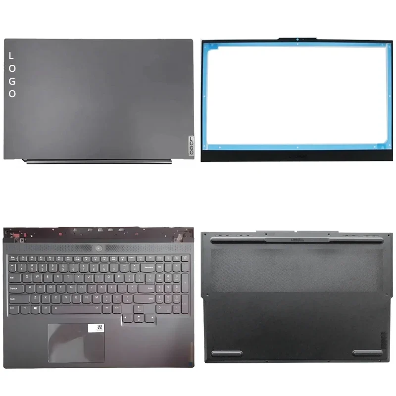 Imagem -02 - Tampa Traseira do Lcd do Portátil Moldura Dianteira Palmrest Superior Estojo Inferior Dobradiças do Teclado Legião 715imhg05 Y9000k 2023 Novo