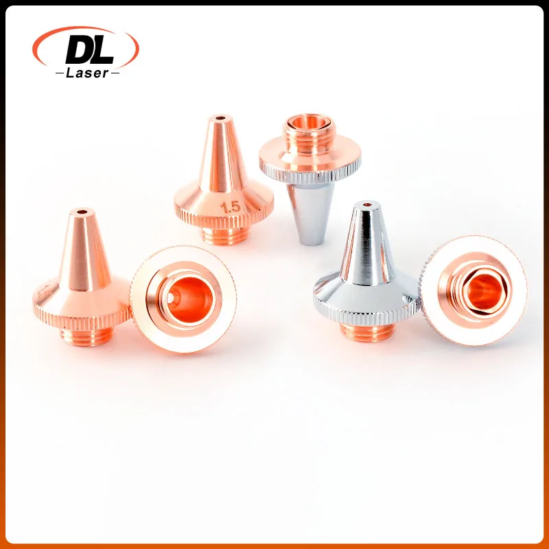 DL Laser Nozzle Laser Three-dimensional Pipe Cutting Machine Nozzle Head Cutting Nozzle 3D Copper Nozzle D15 H19 M8
