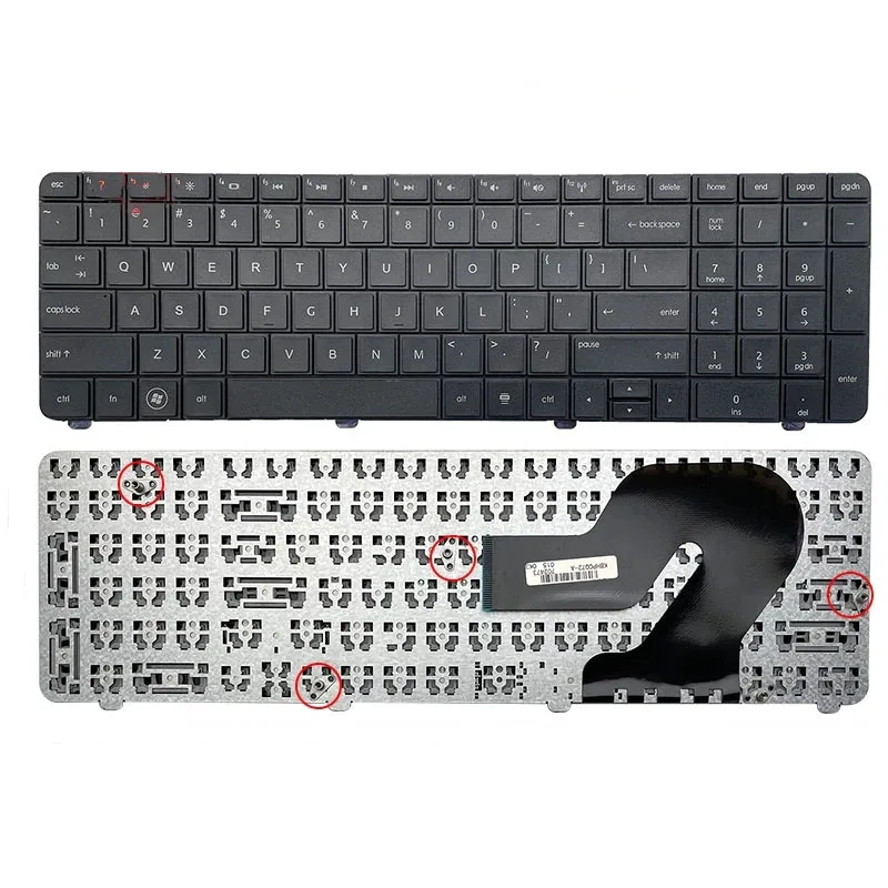 For HP G72 CQ72 G72-1000 G72-2000 G72-a00 G72-b00 G72T-2000 G72T-b00 English US Russian RU keyboard