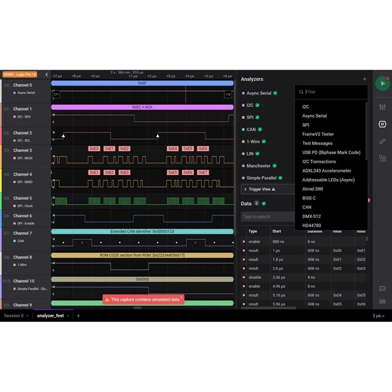 Logica Usb Logic Analyzer Voor Officiële Versie Sample Rate 100M 16 Kanalen Instrumenten