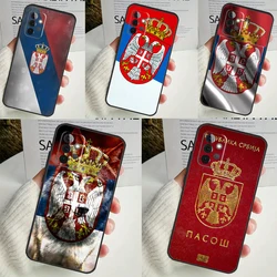 Flag of Serbia Serbian For Samsung Galaxy A14 A34 A54 A12 A32 A52 A51 A71 A53 A33 A13 A15 A25 A35 A55 Phone Case