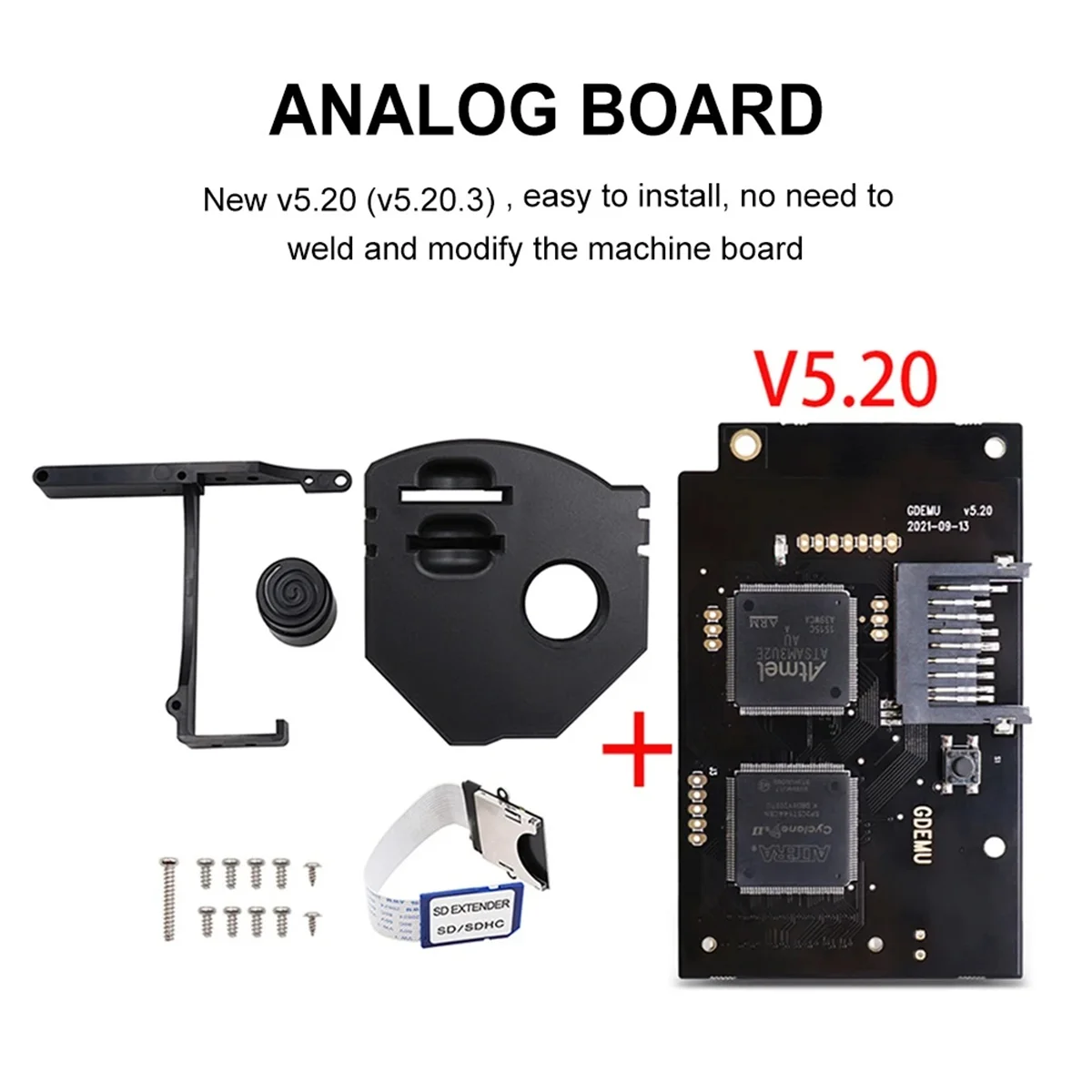 AU32-For GDEMU V5.20 Optical Drive Simulation Board Module Installation Kit Gaming Accessories for SEGA DreamCast A