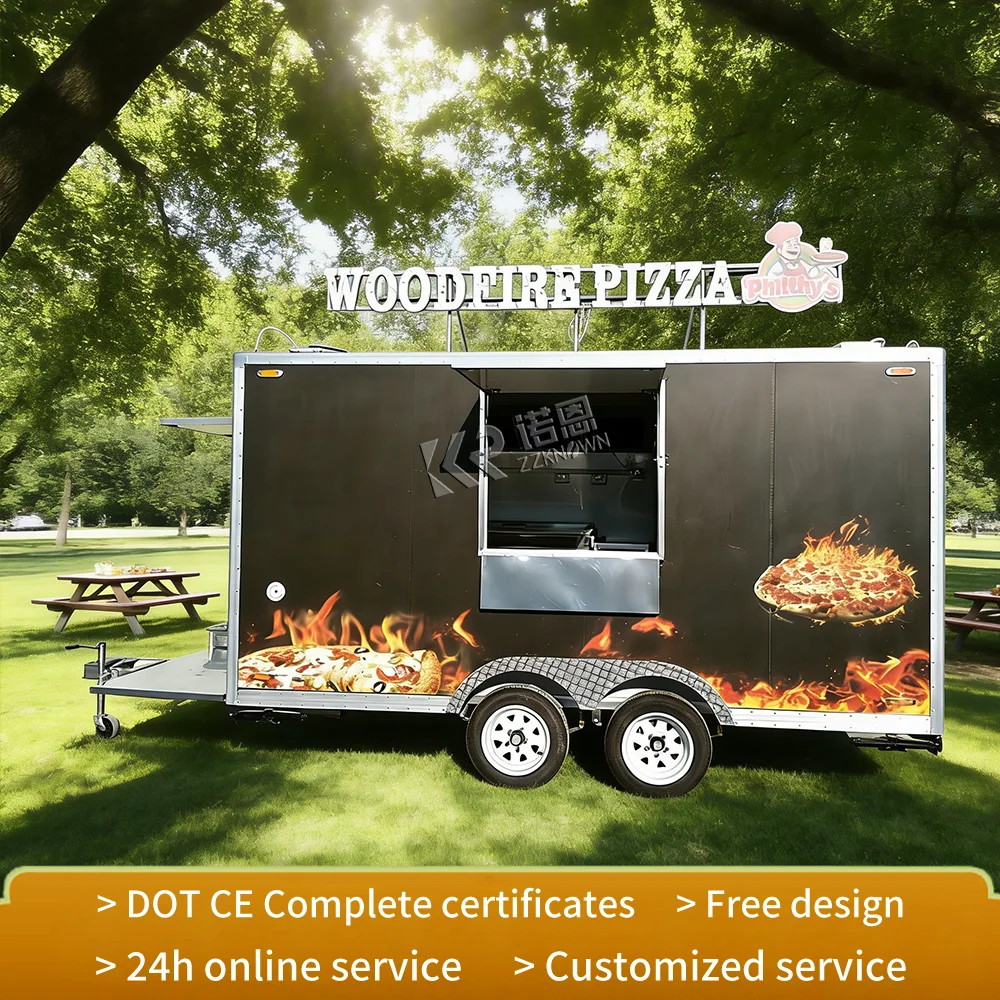 

High Quality Crepe Pancake Dessert Food Trailer Mobile Catering Truck Dessert Snack Food Truck for Street Breakfast Business