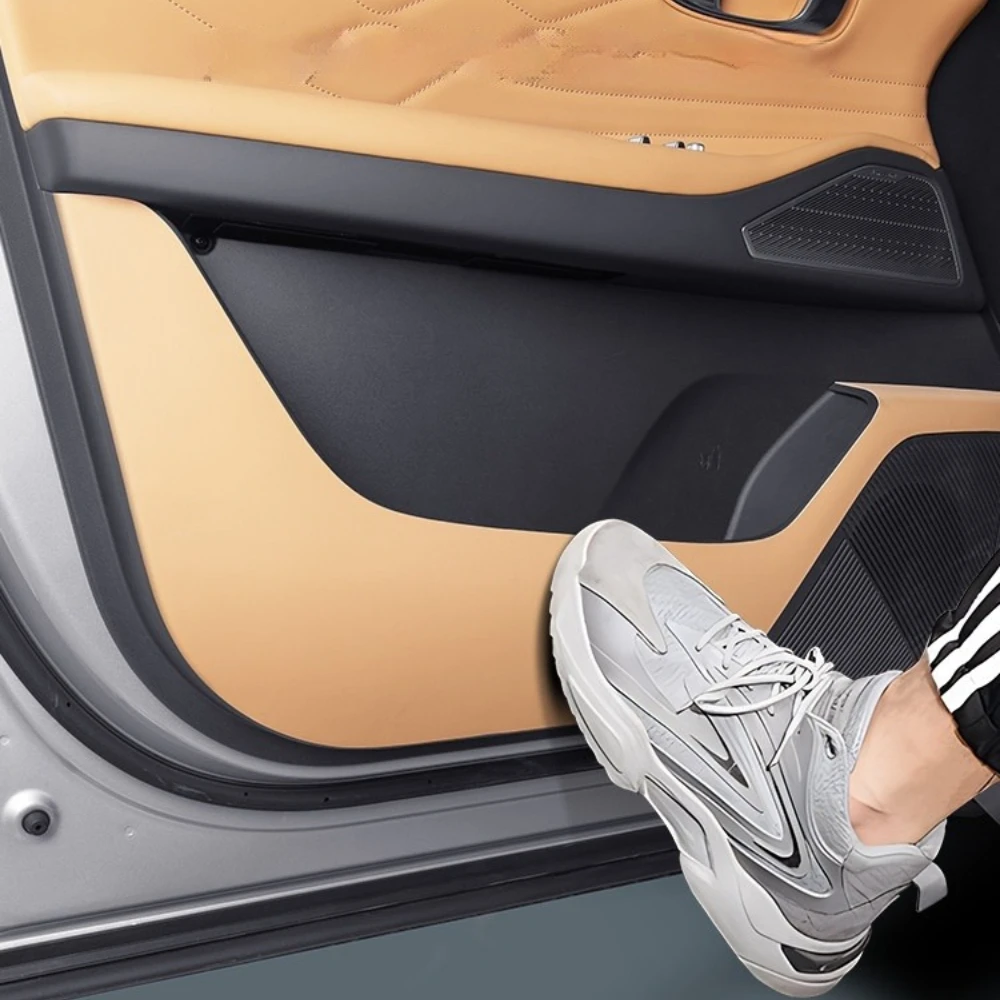 Fit For Geely Galaxy Starship 7 EM-i Original Car Color Door Anti Kick Pad Door Panel Anti Scratch Leather Protection Pad