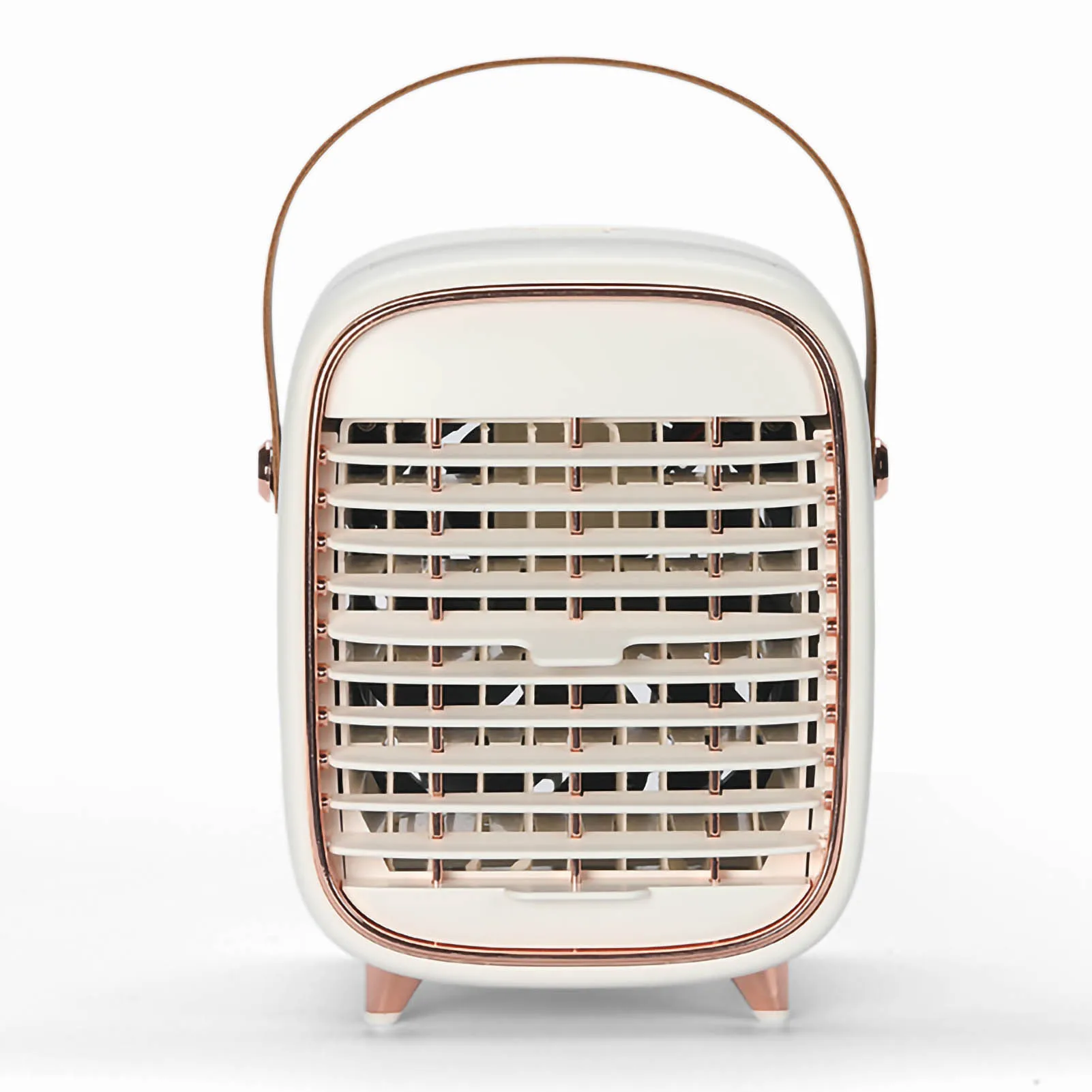 홈 오피스 자동차 여행을 위한 저소음 냉각 팬이 있는 USB 휴대용 공기 냉각기 흰색