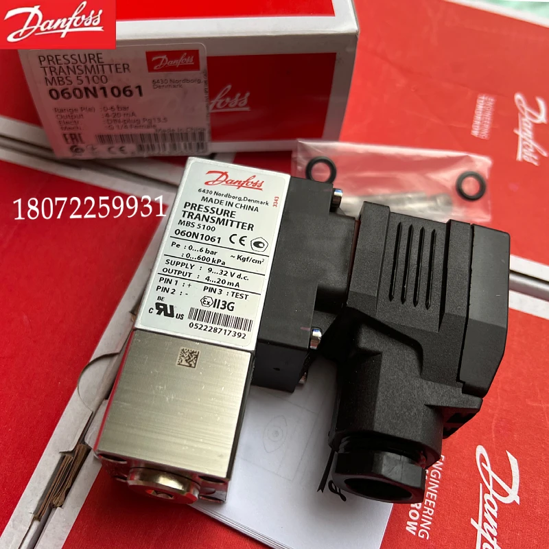 Danfoss Pressure Sensor MBS5100-1811-2DB04 060N1061 Spot Bargaining Transmitter