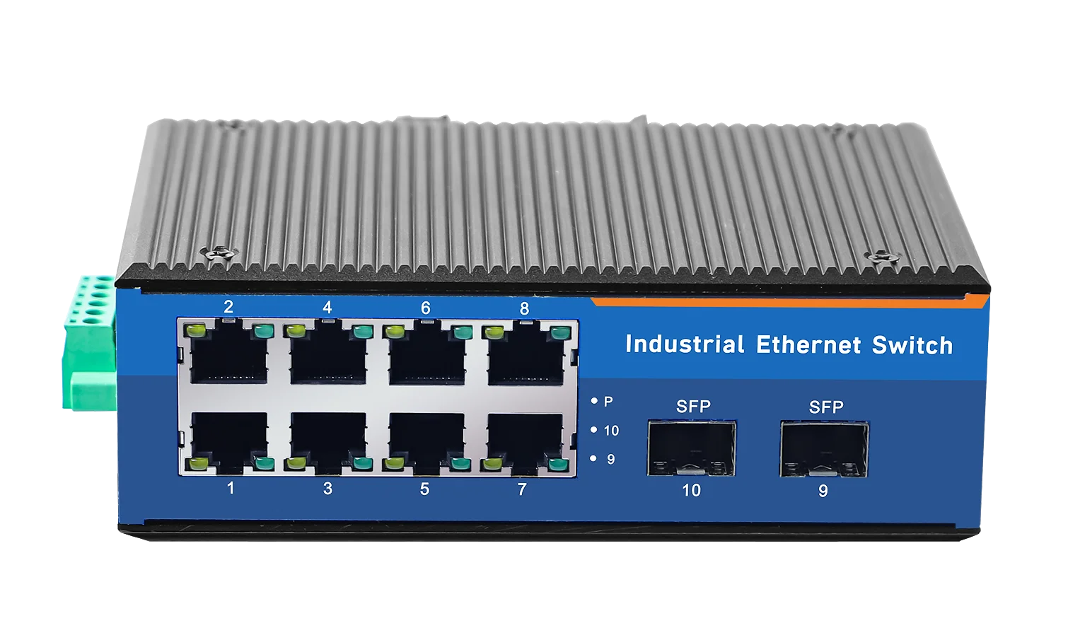 Fotografia 7: Switch gigabit ethernet industrial pusr com 10/100/1000mbps 5/8/16 rj45 poe + portas USR-ISG