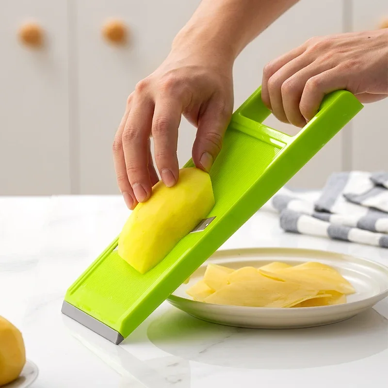 Multifunctionele Vegetable Cutter With Steel Blade Mandoline Slicer Potato Peeler Carrot Cheese Grater Kitchen Accessories Tools