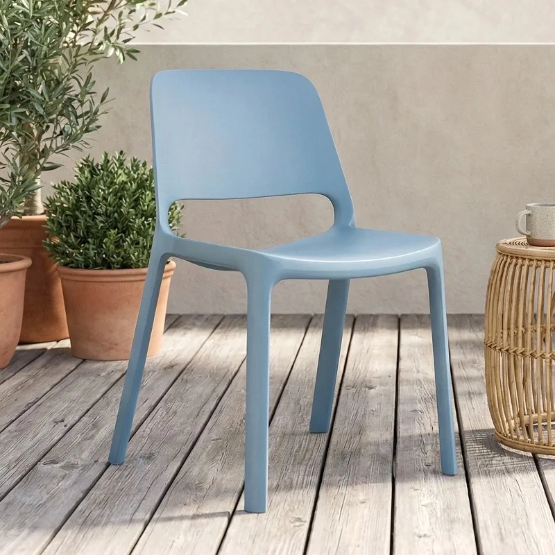 @#Modern Plastic Waterproof Garden Chair-Durable Eco-Friendly & Portable Outdoor Furniture for Gardens & Terraces