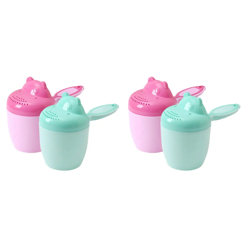 4 Pcs Wash Hair Children's Head Washing Cup Kids Shampoo Rinse Scoops Sprinkler Toddler
