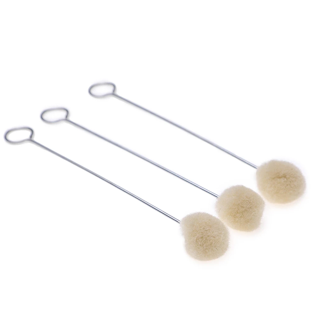 Wholesale Direct Selling Paper Art Tool Accessories Dye Wool Ball Alcohol Brush Oil Reserving Ox Horn CMC Wool Brush - Image 3