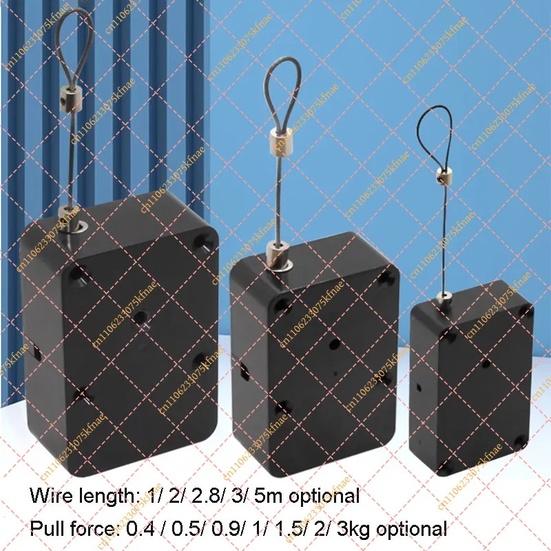 1-5M Auto-Lock Retractable Reel | Self-Locking Tool Suspension & Lifting Take-Up Box