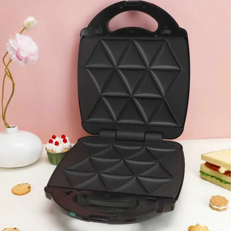 Electric Biscuit Maker Household Bread Toaster Breakfast Sandwich Machine Durable Kitchen Appliance for Cafe Home Use