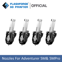 Flashforge Adventurer 5M And 5M Pro Nozzles 0.25mm 0.4mm 0.6mm 0.8mm 280℃ Nozzle Kit High Speed Printing For 3D Printer