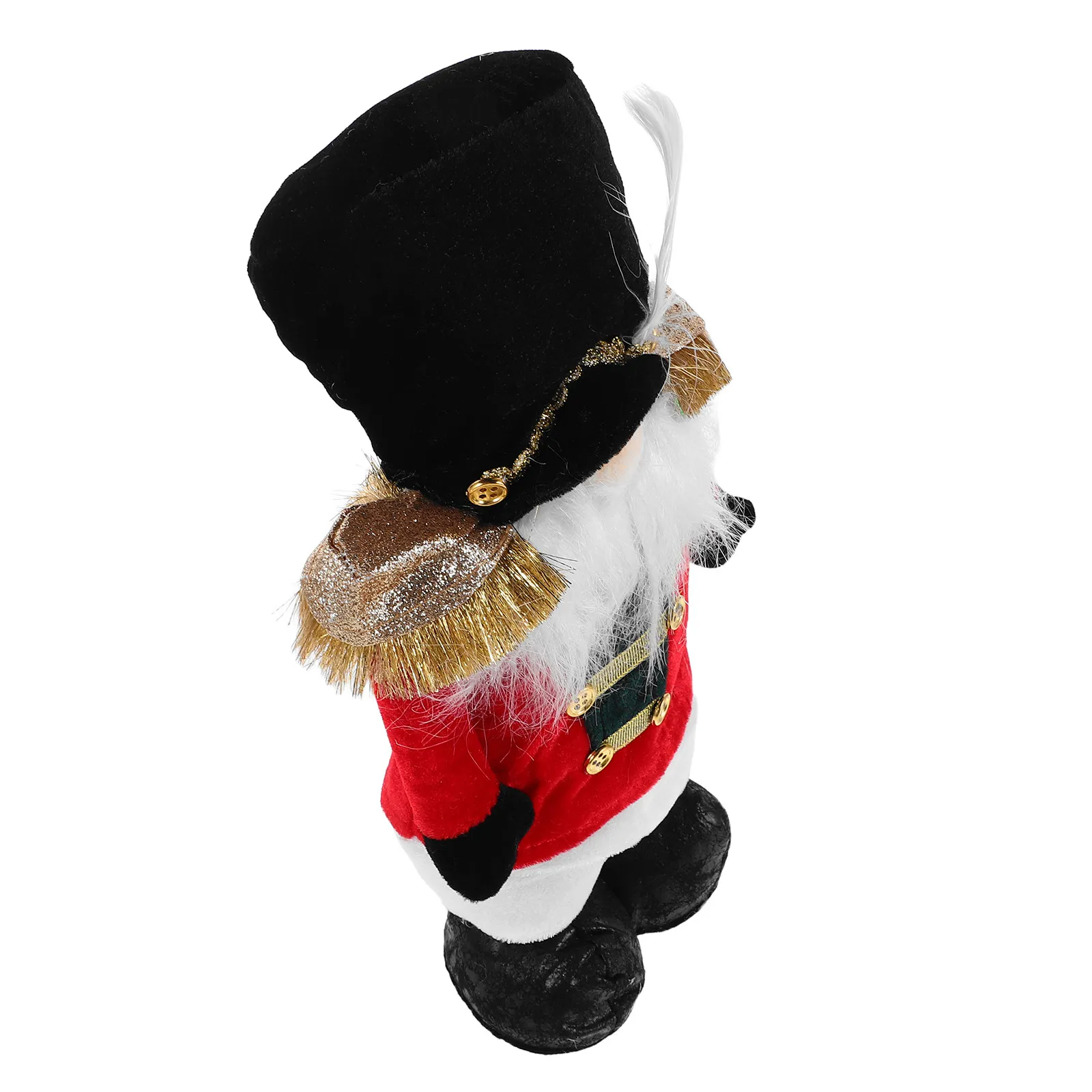 

Растягивающийся безликий Щелкунчик-солдатик: Новогоднее украшение для стола и дома, создающее праздничную атмосферу