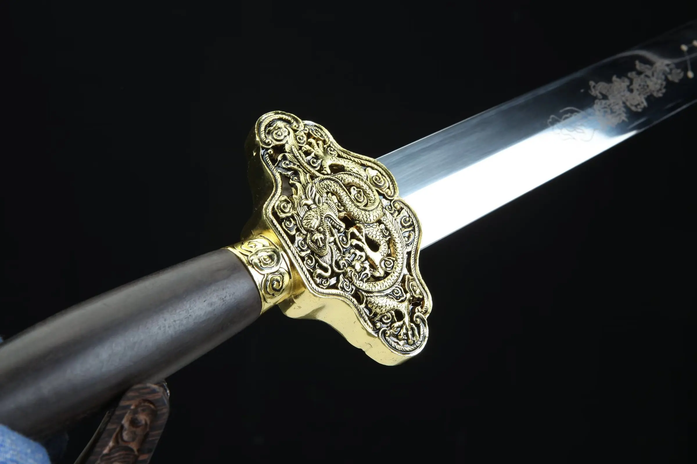 Cosplay Chinese Golden Dragon Kung Fu Sword - Unsharpened Training Katana  Feng Shui Warrior Luck - Gift for Martial Arts Truly