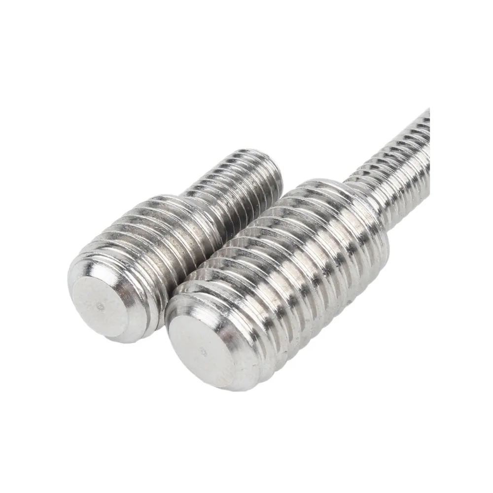 304 Edelstahl M3 M4 M5 M6 M8 M10 M12 M14 M16 M20 Gewindeadapter Stecker auf Stecker Umwandlung Doppelkopf-Transferschraube – Detail 6
