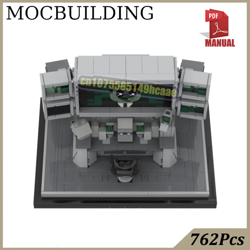 Mr. House Diorama Bricks Model MOC Building Blocks Sci-fi Scene Fallouted Construction Toys Gift Present for Boys Girls