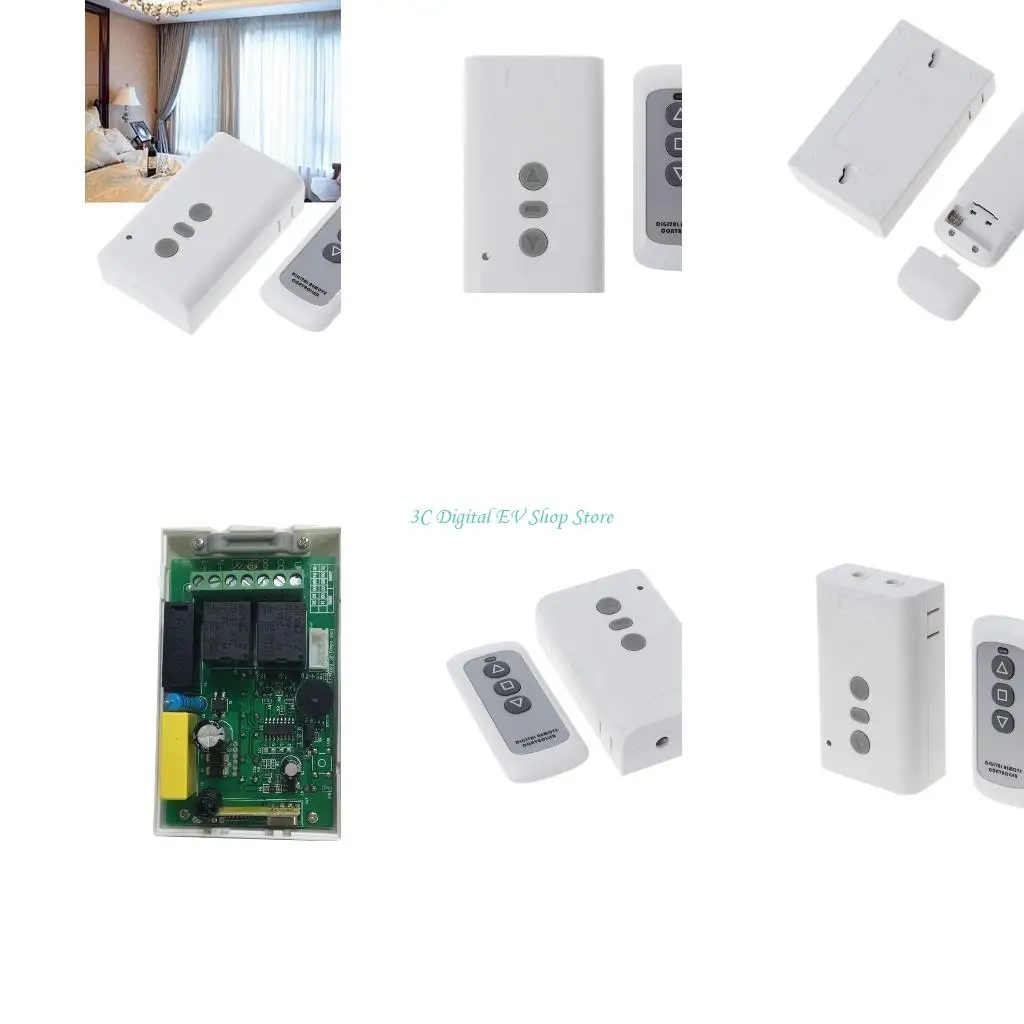 

E74D 433 МГц AC220V 2CH Реле -приемник RF -передатчик беспроводной дистанционный переключатель дистанционного управления для