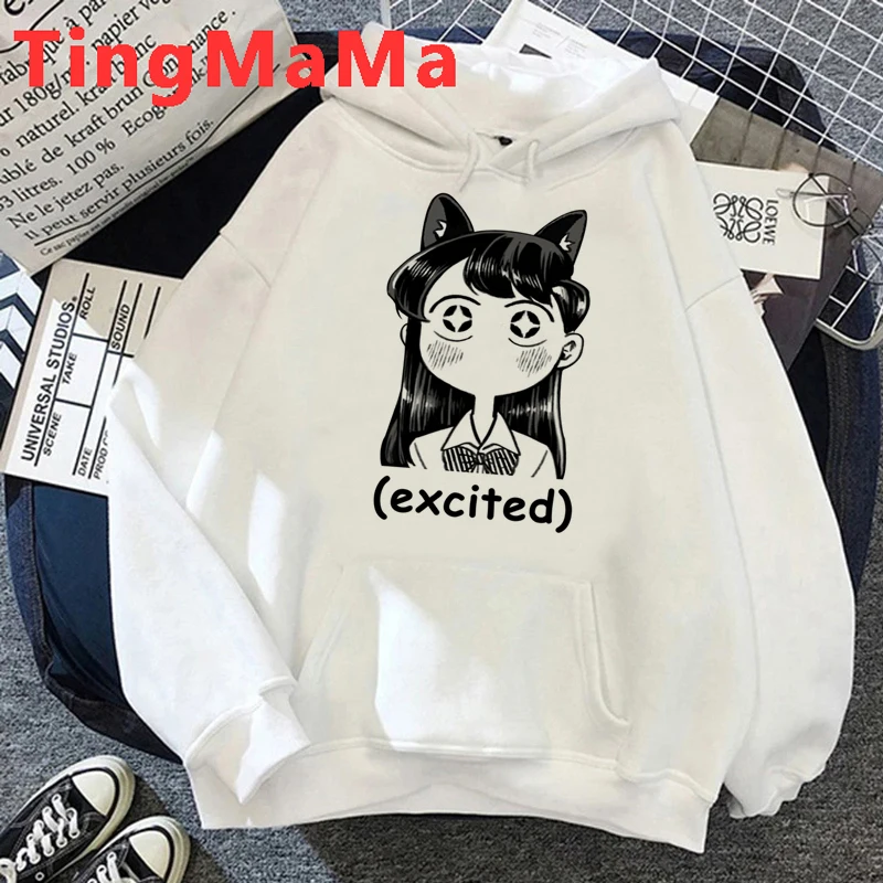 

Komi Cant Communicate Hoodies Men Japanese Anime Kawaii Cartoon Komi Shouko Graphic Streetwear Unisex Tops Sweatshirts Male