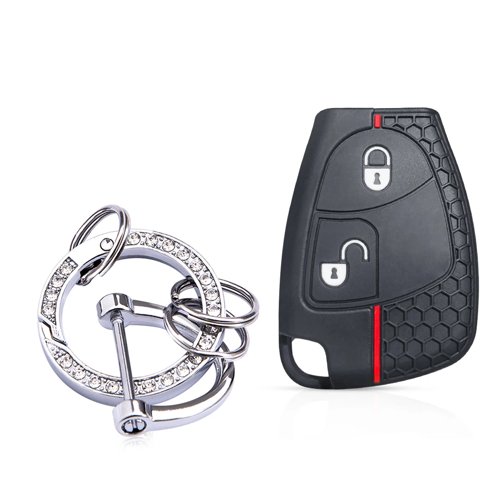 Car Key Case Remote Key Cover For Mercedes-Benz W211 W202 W210 W208 W203 W245 B Class V180 CL55 CL600 CL65 C230 C240 C280 C320