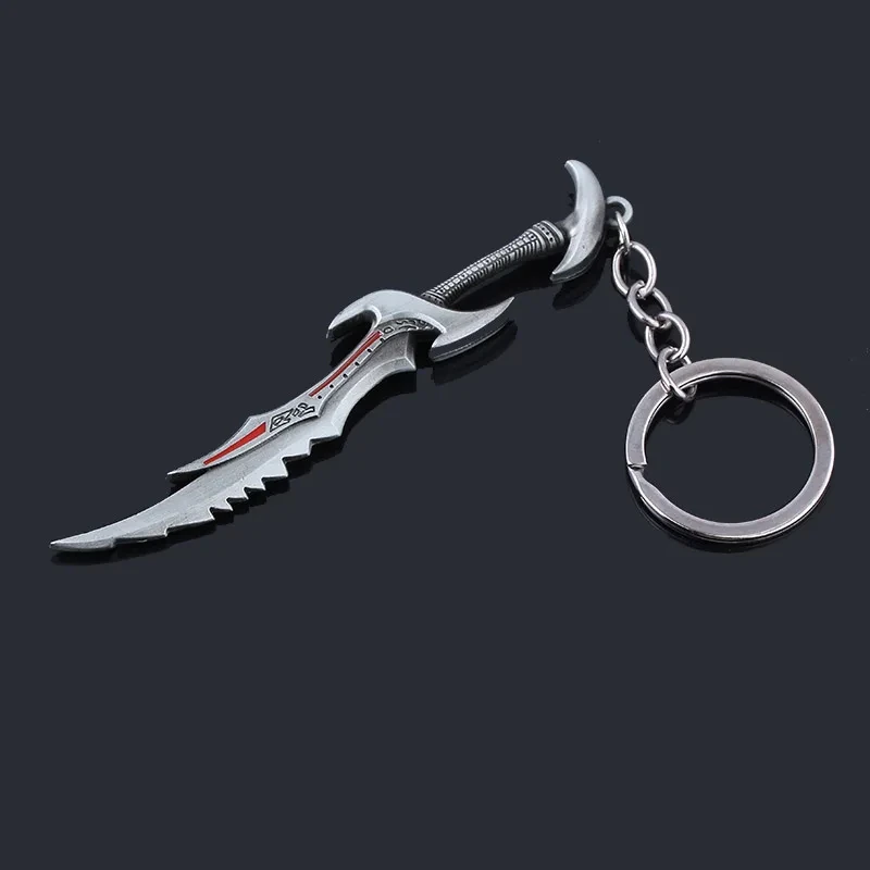 The Knife Keychain Online Elsweyr Coin Key Chain for Men Weapon Model Car Keyring Jewelry image 4