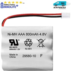 4.8V akumulatory Ni-MH AAA wymiana 29580-10 baterii na lato dla niemowląt niania elektroniczna Baby Monitor 29590 29580 29610 29620 29630 29710 29740 29790 29940