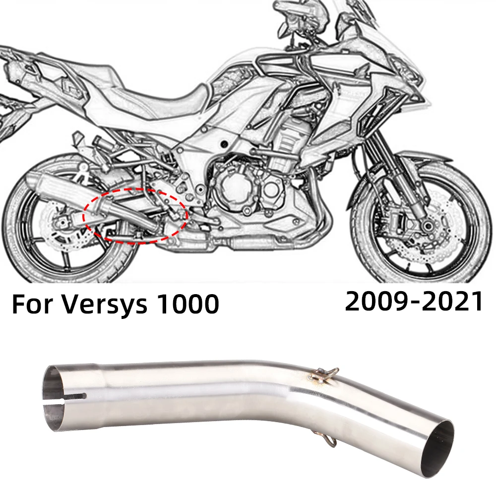 

For motorcycle Versys 1000 SE Versys 1000 2019 2020 2021 exhaust link sliding into the middle pipe