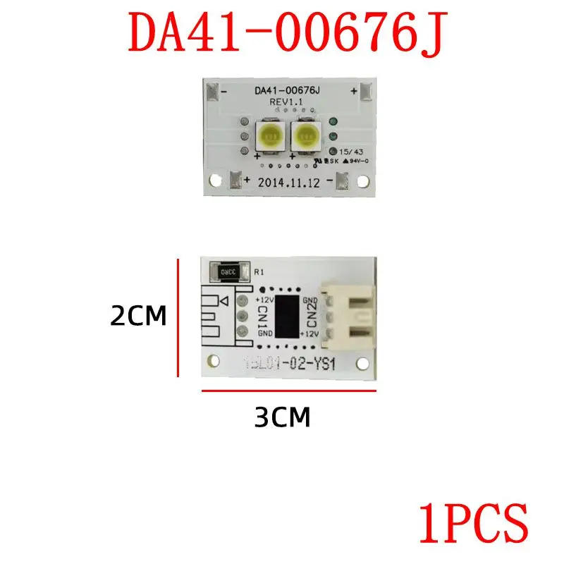 DA41-00676J DC12V For Samsung Refrigerator LED LAMP Light Strip Display light Lighting board parts 90 120cm light lines car tube underglow underbody system atmosphere lamp car rgb led 5050 smd dc12v 6000k