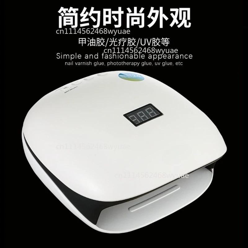 Professional 48W 4S UV Nail Lamp Painless Quick Drying Detachable Base Gel Curing Phototherapy Machine for Nail Salon