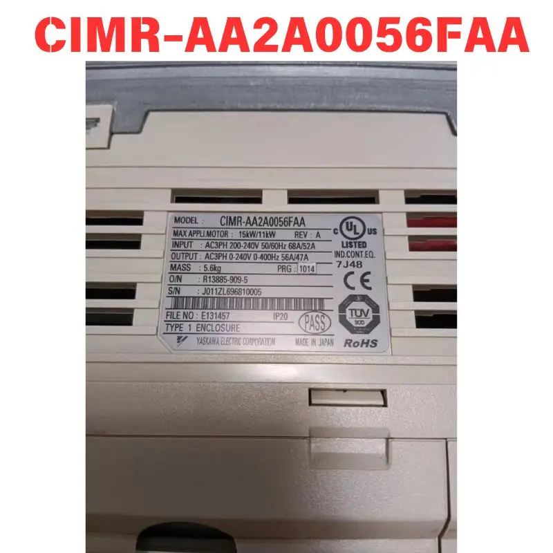 Used CIMR-AA2A0056FAA Frequency converter Functional test OK Fast delivery