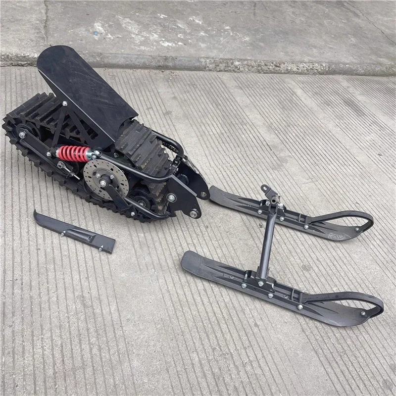 2026-2026-Self Made Modification Of Snow Two Wheeled Off-road Motorcycle Accessories With Rubber Track WheelsHot Sales