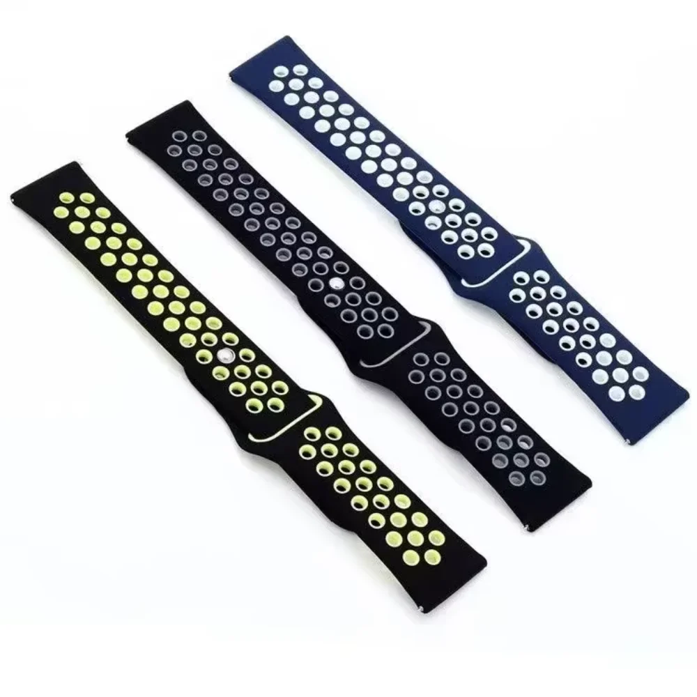 20 مللي متر 22 مللي متر 18 مللي متر سيليكون حزام ل Garmin Active 5/Vivoactive 5 /Venu 3 3S سوار رياضي Garmin Forerunner 55 965 265 165 265S