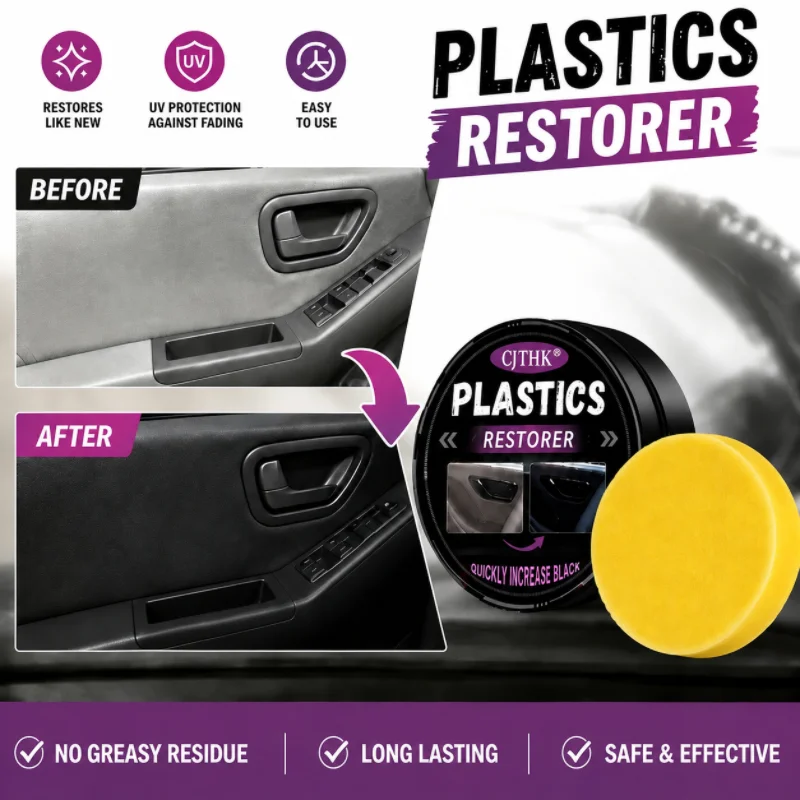 Car Plastic Restorer Back To Black Gloss Auto Interior Leather & Panel Renewal Wax Coating Agent Auto Polish And Repair Coating