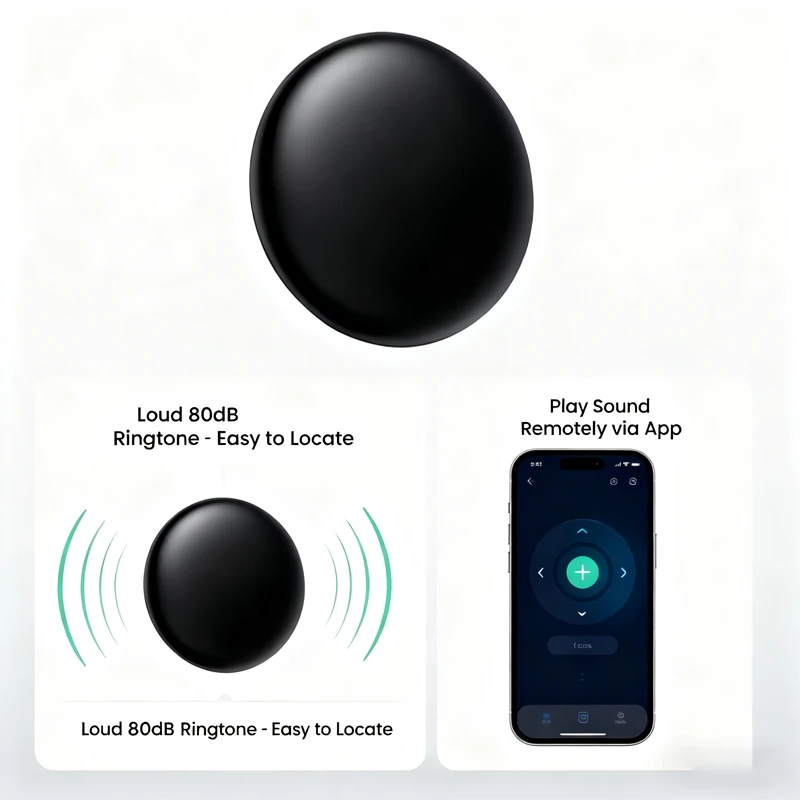 انفجارات Apple Find My App المضادة للسرقة بلوتوث GPS علامة مكافحة فقدان المقتفي تحديد المواقع الصوت معلومات تذكير زر إنذار #3