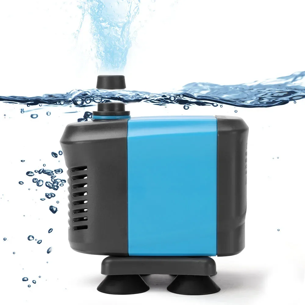 

220V-240V Silent Submersible Pump Filter Circulation Pump Aquarium Fish Tank, Garden Fountain Pumping Water Change Pump