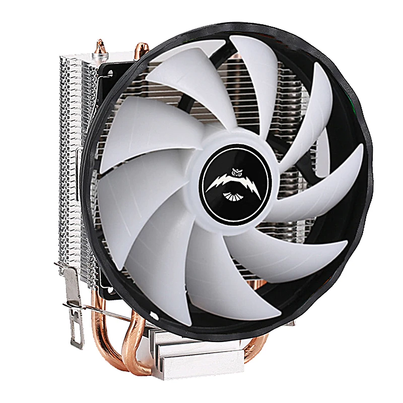 QIUzAim CPU Processor 2 Heat Pipe Cooler 120mm Fan Suitable For Installing LGA115x 1200 1700 1366 2011 x79 x99 E5 i3 i5 i7 AMD