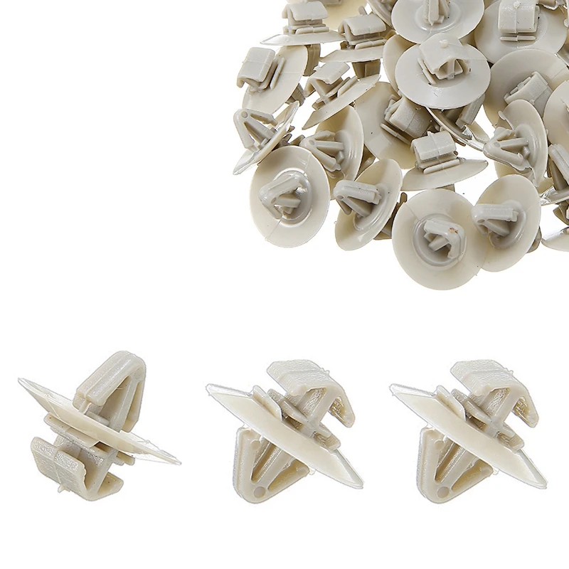 A10E-100Pcs Clips For Renault Kangoo Trafic Nissan Primastar Opel Vivaro Traffic Side Moulding Lower Protection Door Trim
