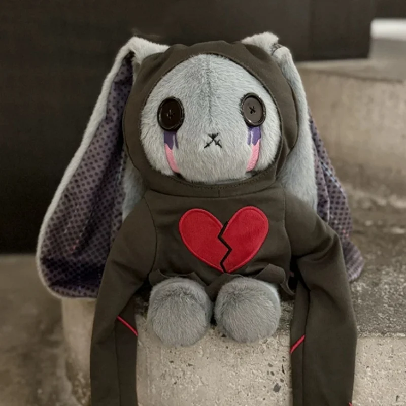 Plushie Dreadfuls Bullied Into Silence Rabbit Soft Healing Plush Doll Stress Relief Anti-Bullying Companion Bunny Birthday Gift