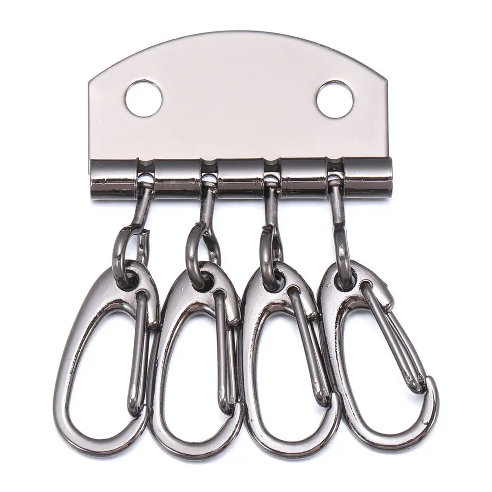 4 шт. новые аксессуары, брелок с заклепками, металлический кожаный ремесленный кожаный крючок, пряжки для сумок, держатели для ключей в стиле пэчворк