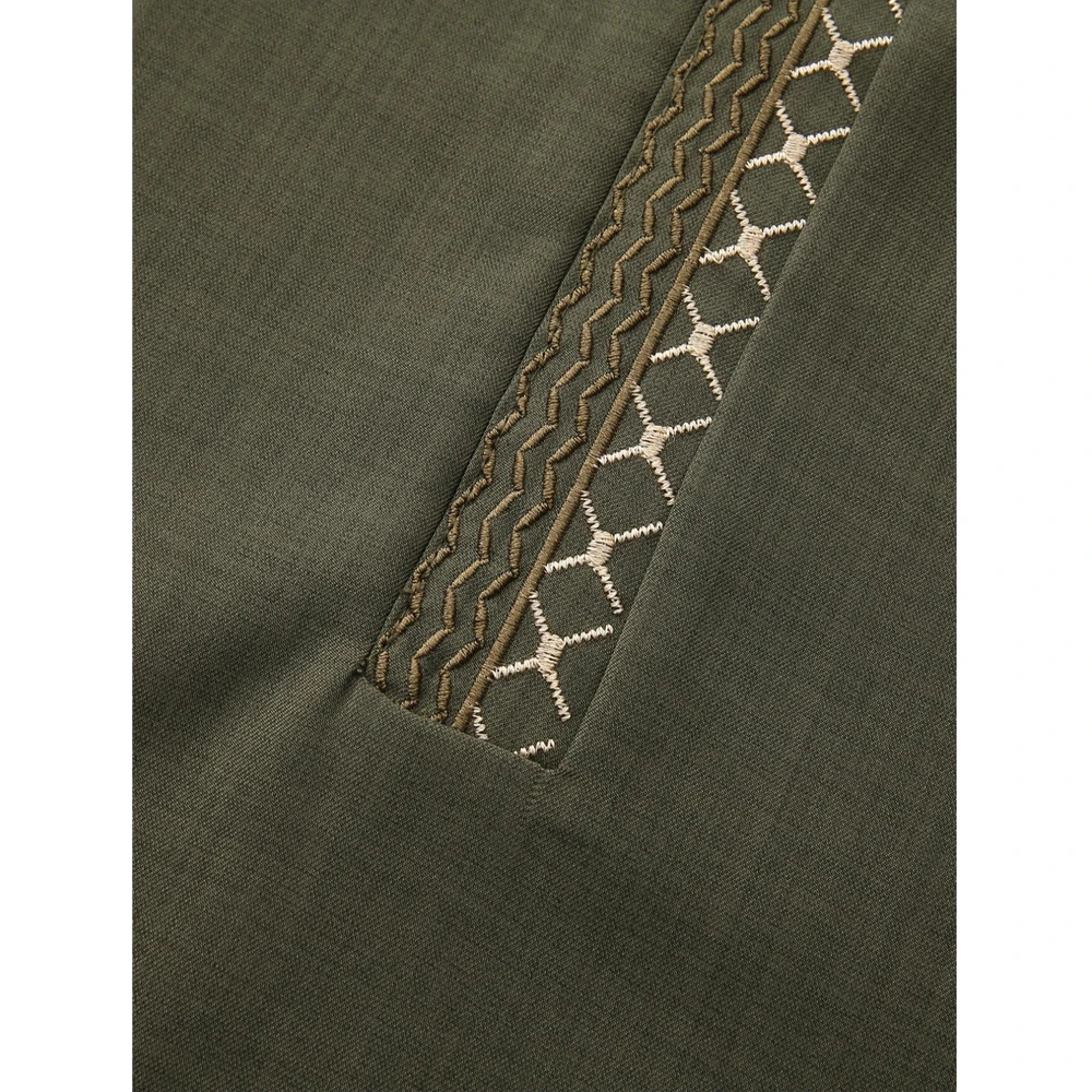 Novo Thobe Islâmico Masculino, Robe Clássico de Manga Longa com Bordado, Estilo Étnico Árabe, Robe Casual Formal para Oração