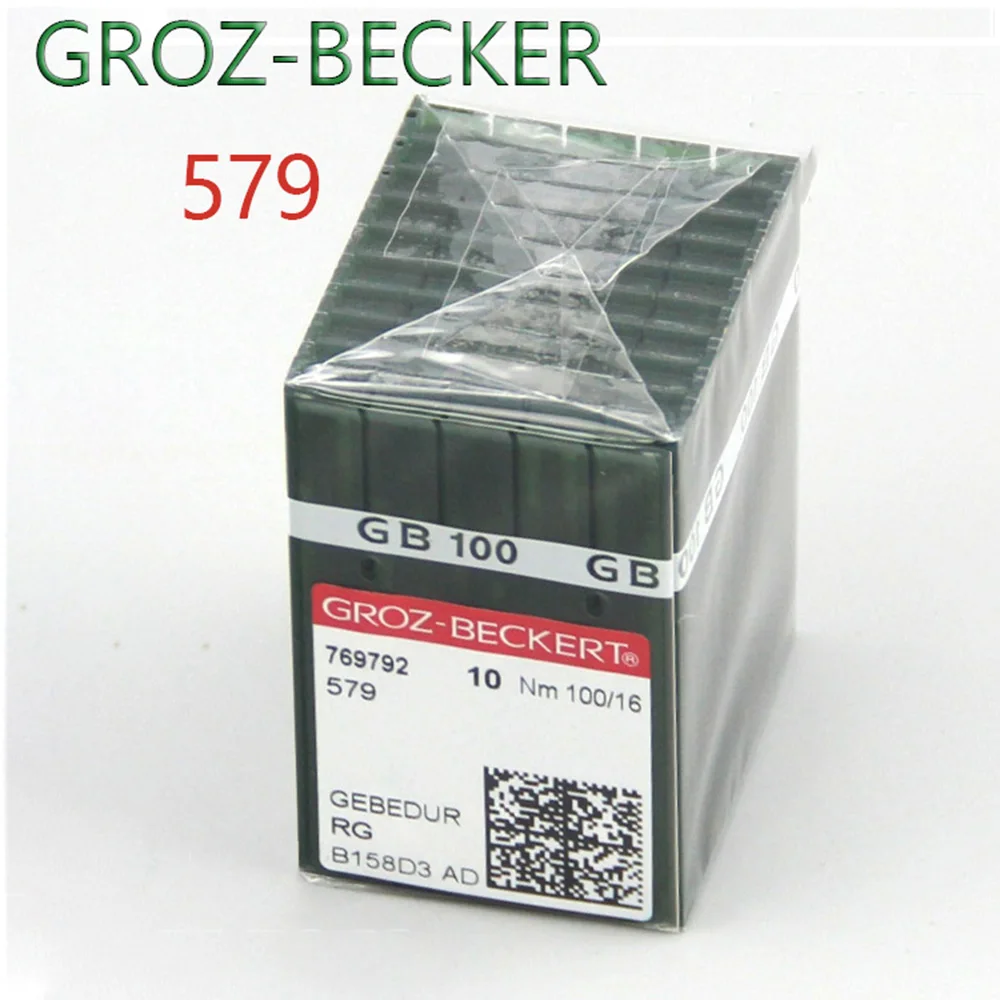 Imagem -02 - Máquina de Costura Agulha Groz-beckert 579 Ilhós Buttonholer Máquina de Costura Apto Irmão Rh9820 Durkopp 580 Juki Lbh1790 100 Peças