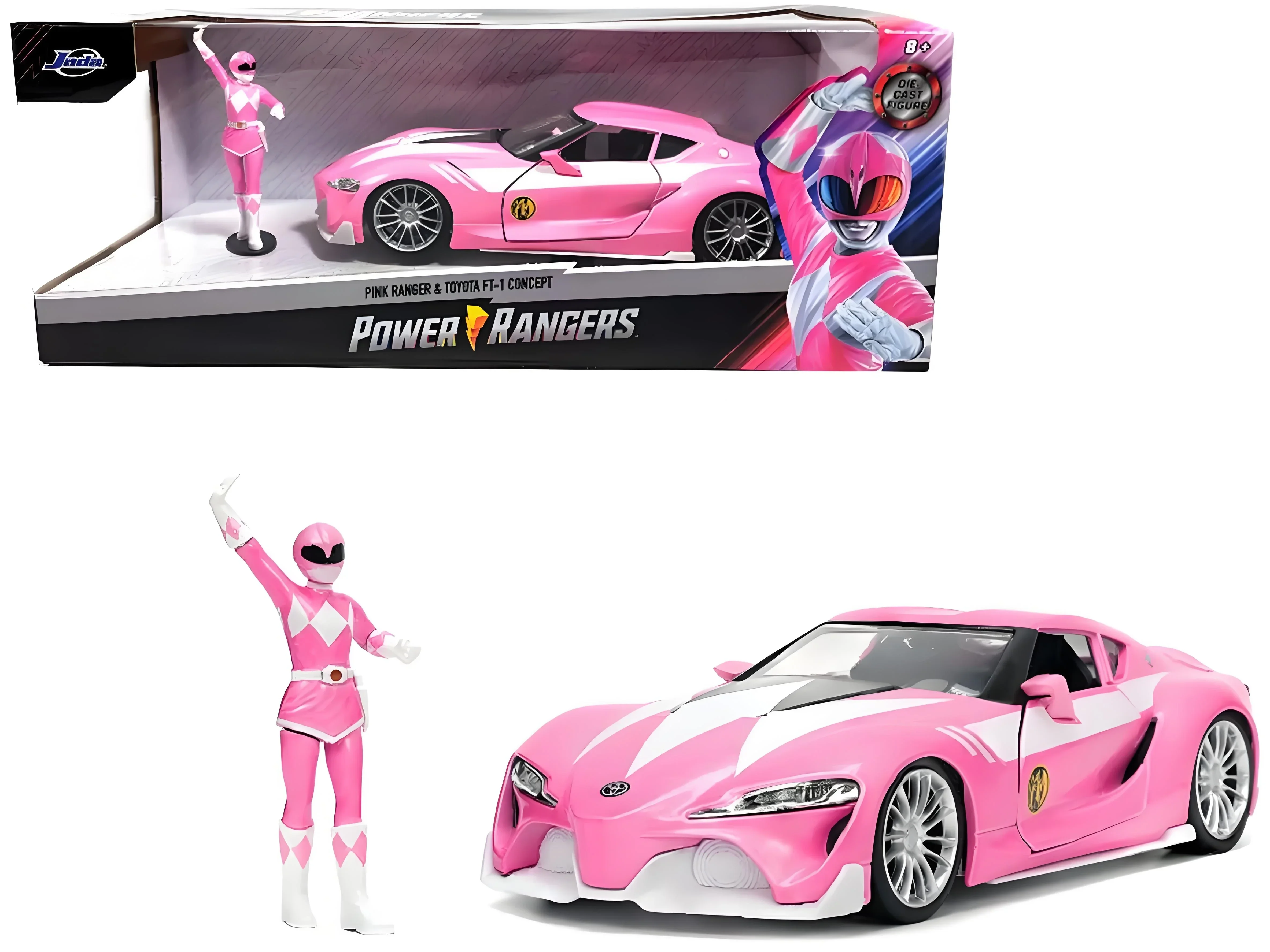jada-1-24-pink-ranger-y-toyota-ft-1-concept-coches-de-aleacion-fundidos-a-presion-y-vehiculos-de-juguete-coleccion-avanzada-modelos-de-coches-de-exhibicion