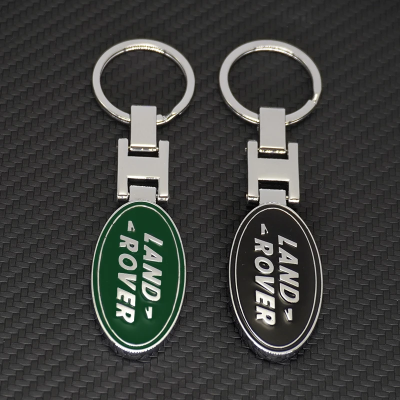 3D Metal Car Decoration Key Rings Business Keychain For Land Rover Discovery 3 4 Vogue Velar Freelander 1 2 SVR Evoque Accessory
