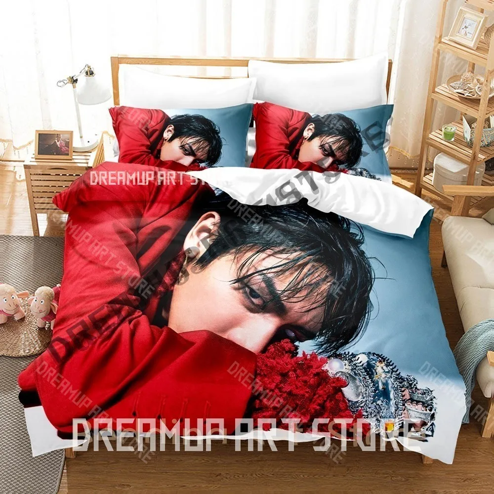 

Комплект постельного белья с 3D принтом Mito Dpr Ian Kpop Single Twin Full Queen King Size, комплект постельного белья для взрослых, пододеяльник для спальни, простыня в стиле аниме